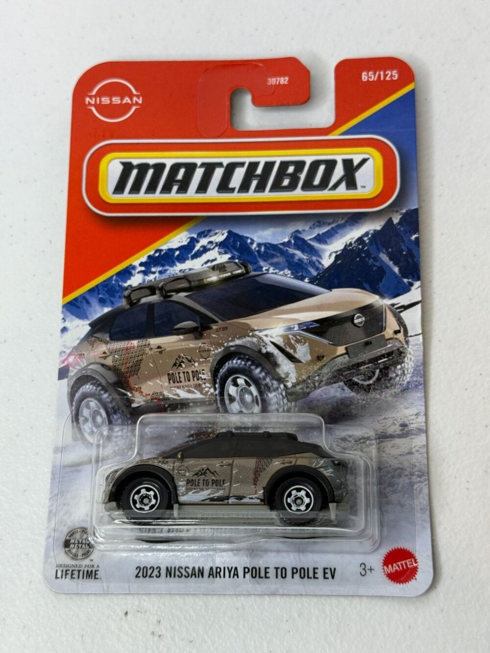 Matchbox 2023 Nissan Ariya Pole to Pole EV 65/125 Adventure Diecast